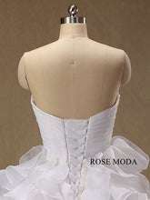 Load image into Gallery viewer, rosemoda-ruffled-organza-ball-gown-wedding-dress-f.jpg