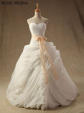 Load image into Gallery viewer, rosemoda-ruffled-organza-ball-wedding-dress-b.jpg