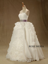 Load image into Gallery viewer, rosemoda-ruffled-organza-ball-wedding-gown-b.jpg