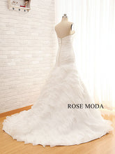 Load image into Gallery viewer, rosemoda-ruffled-organza-mermaid-weddingdress.jpg