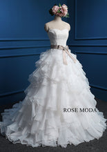 Load image into Gallery viewer, rosemoda-ruffled-organza-wedding-ball-gown-b.jpg