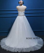 Load image into Gallery viewer, rosemoda-rushed-a-line-wedding-dress-d.jpg