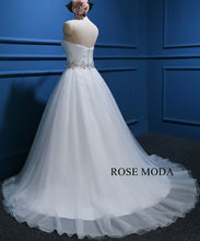 Load image into Gallery viewer, rosemoda-rushed-a-line-wedding-dress-e.jpg
