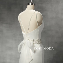 Load image into Gallery viewer, rosemoda-satin-crystal-mermaid-wedding-dress-g.jpg