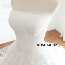Load image into Gallery viewer, rosemoda-scoop-neckline-lace-ball-gown-wedding-dress-c.jpg