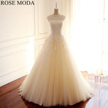 Load image into Gallery viewer, rosemoda-sequin-lace-a-line-wedding-dress-a.jpg