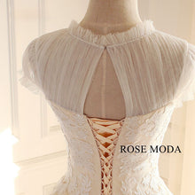 Load image into Gallery viewer, rosemoda-sequin-lace-a-line-wedding-dress-d.jpg