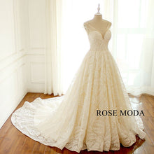 Load image into Gallery viewer, rosemoda-sequin-lace-ball-gown-wedding-dress-b_0fa23c42-aa28-487b-bed7-a234fdae1b9c.jpg