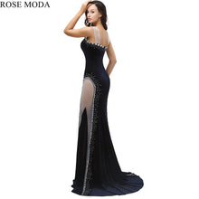 Load image into Gallery viewer, rosemoda-sheath-beaded-velvet-evening-dress-c.jpg