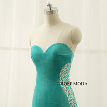 Load image into Gallery viewer, rosemoda-sheath-beaded-velvet-long-evening-dress-e.jpg