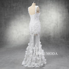 Load image into Gallery viewer, rosemoda-sheath-wedding-dress-with-removable-train-f.jpg