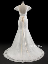 Load image into Gallery viewer, rosemoda-sheer-sleeve-lace-mermaid-wedding-dress-c.jpg