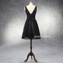 Load image into Gallery viewer, rosemoda-short-black-lace-party-dress-c.jpg