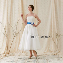 Load image into Gallery viewer, rosemoda-short-weddingdress-b-front
