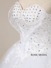 Load image into Gallery viewer, rosemoda-structured-dropped-ball-gown-wedding-dress-m.jpg