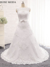 Load image into Gallery viewer, rosemoda-structured-lace-wedding-dress-a.jpg