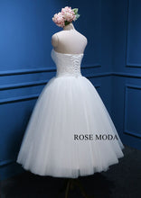 Load image into Gallery viewer, rosemoda-tea-length-wedding-dress-d.jpg