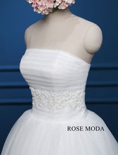 Load image into Gallery viewer, rosemoda-tea-length-wedding-dress-h.jpg