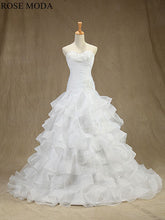 Load image into Gallery viewer, rosemoda-tiered-organza-ball-gown-wedding-dress-a.jpg