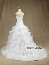 Load image into Gallery viewer, rosemoda-tiered-organza-ball-gown-wedding-dress-c.jpg