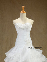 Load image into Gallery viewer, rosemoda-tiered-organza-ball-gown-wedding-dress-d.jpg