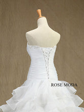 Load image into Gallery viewer, rosemoda-tiered-organza-ball-gown-wedding-dress-f.jpg
