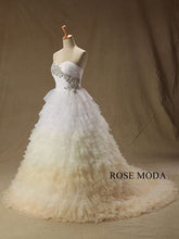 Load image into Gallery viewer, rosemoda-tiered-tufted-tulle-ball-gown-wedding-dress-b.jpg