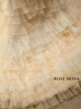 Load image into Gallery viewer, rosemoda-tiered-tufted-tulle-ball-gown-wedding-dress-n.jpg