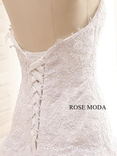 Load image into Gallery viewer, Rosemoda Lace Trumpet Wedding Dress with Removable Lace Jacket