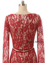 Load image into Gallery viewer, rosemoda-two-pieces-burgundy-prom-dress-f.jpg