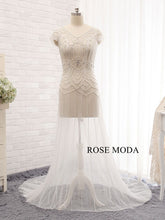 Load image into Gallery viewer, rosemoda-two-pieces-heavy-beading-fitted-a-line-weddingdress-c.jpg