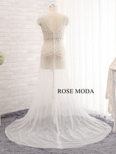 Load image into Gallery viewer, rosemoda-two-pieces-heavy-beading-fitted-a-line-weddingdress-d.jpg
