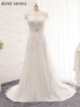 Load image into Gallery viewer, rosemoda-two-pieces-heavy-beading-fitted-a-line-weddingdress-e.jpg