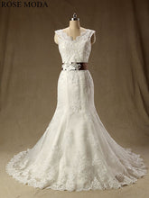 Load image into Gallery viewer, rosemoda-two-pieces-lace-mermaid-wedding-dress-c.jpg