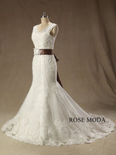 Load image into Gallery viewer, rosemoda-two-pieces-lace-mermaid-wedding-dress-d.jpg