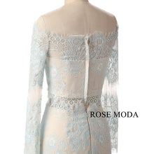Load image into Gallery viewer, rosemoda-two-pieces-lace-prom-dress-f.jpg