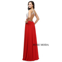 Load image into Gallery viewer, rosemoda-white-and-red-long-prom-dress-b.jpg