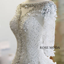 Load image into Gallery viewer, rosemodaluxuryheavybeadworkballgownweddingdress-c.jpg