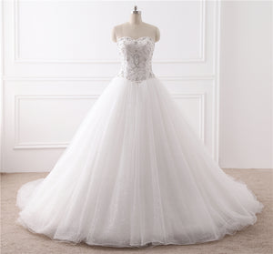 rosemoda beaded ball gown wedding dress