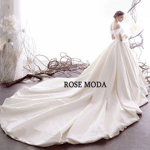 RoseModaClassicOfftheShoulderSatinPrincessWeddingDresswithLongTrainLaceUpBackVintageBallGown-b.jpg