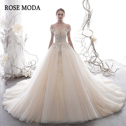 RoseModaLuxuryOfftheShoulderIvoryandChampagneLaceWeddingDresswithLongTrainCustomMake-a.jpg