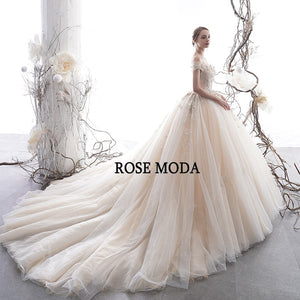 RoseModaLuxuryOfftheShoulderIvoryandChampagneLaceWeddingDresswithLongTrainCustomMake-b.jpg