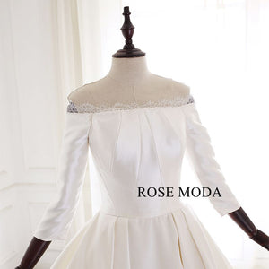 Rosemoda-three-quarter-sleeve-satin-ball-gown-wedding-dress-d.jpg