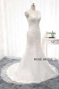 Rosemoda Two Pieces Heavy Delicated Beaded Mermaid Wedding Dress