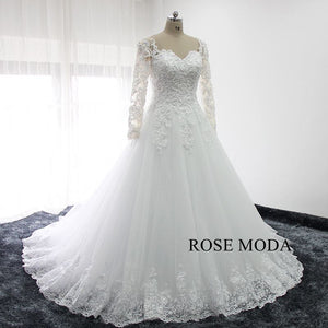 rosemoda-Pearl-lace-ball-gown-wedding-dress-with-long-sleeve-b.jpg