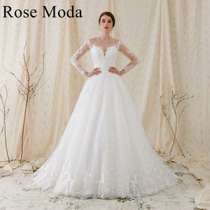 rosemoda-a-line-lace-weddingdress-a-front