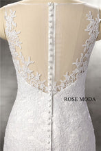 Load image into Gallery viewer, rosemoda-bateau-lace-mermaid-wedding-dress-h.jpg
