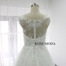 Load image into Gallery viewer,     rosemoda-bateau-neckline-a-line-wedding-dress-h.jpg
