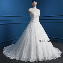 Load image into Gallery viewer, rosemoda-beaded-chantilly-lace-ball-gown-wedding-dress-b.jpg
