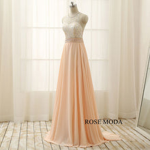 Load image into Gallery viewer, rosemoda-beaded-chiffon-a-line-long-evening-dress-b.jpg
